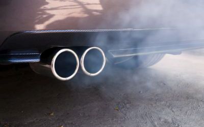 car exhaust pipe